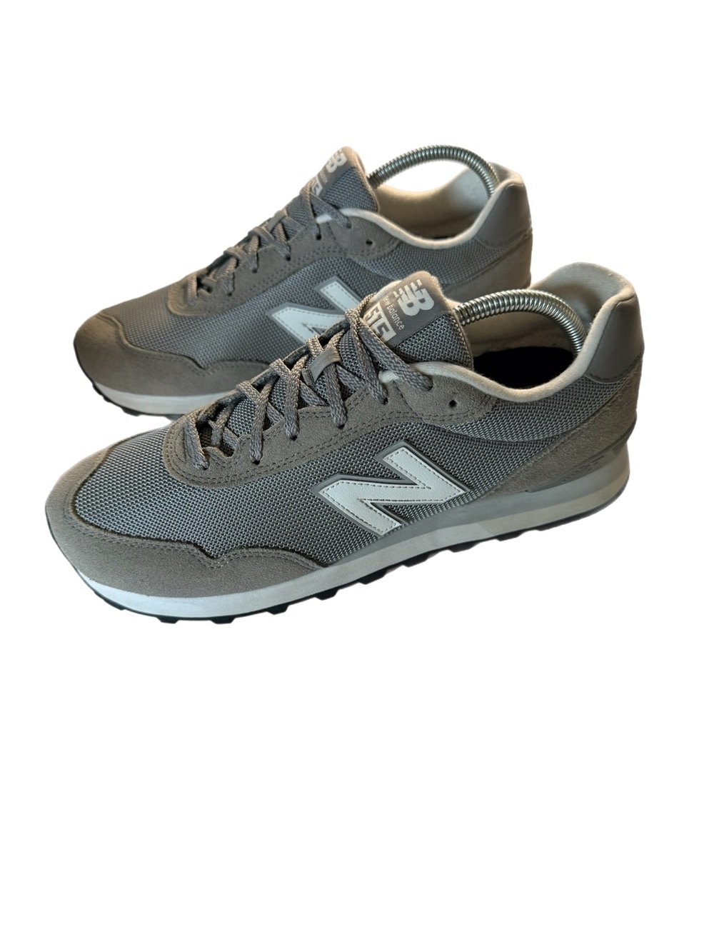 New Balance Men’s 515 V3 Running Shoes 10.5Grey White Mesh Suede Comfort Sneaker